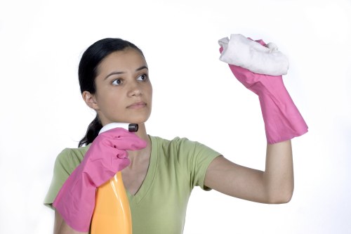 Happy clients with Cleaning Company Charlton’s professional staff.